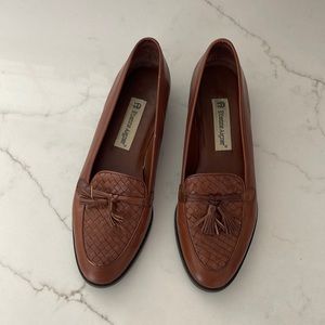 Étienne Aigner Brown Leather Loafers